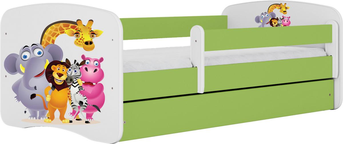 Kinder-/Juniorbett Babydreams inkl. Matratze 80x160 - Birkefarben/Weiß, MODERN, Holz/Holzwerkstoff (80/160cm) - MID.YOU