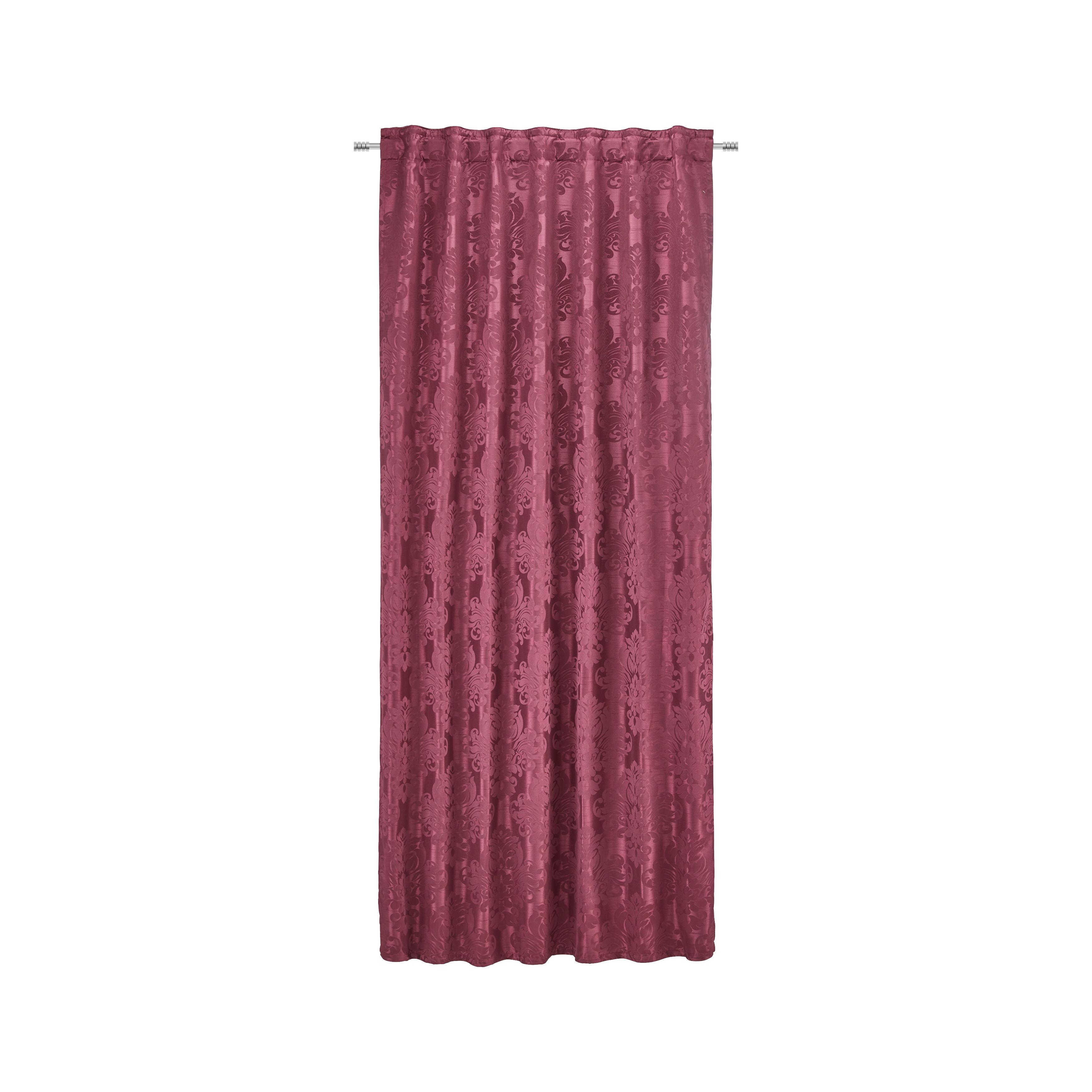 Hotový Záves Charles, 140x245cm, Bordová - bordová, Štýlový, textil (140/245cm) - Modern Living