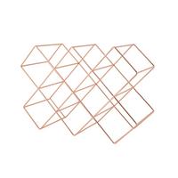 Weinregal Eisen Kupferfarben 8 Flaschen Bxh16,6x31cm - Kupferfarben, Basics, Metall (46/16,6/31cm) - Echtwerk