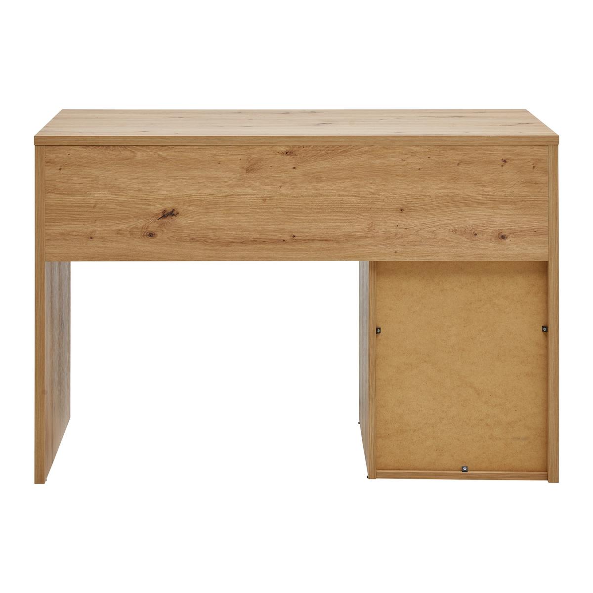 PÍSACÍ STÔL CASA MIA - kašmírová/antracitová, Konventionell, kov/kompozitné drevo (110cm)