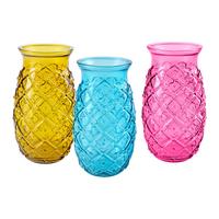 Pohár na pitie LIA - oranžová/magenta, Konventionell, sklo (9/14,5cm)