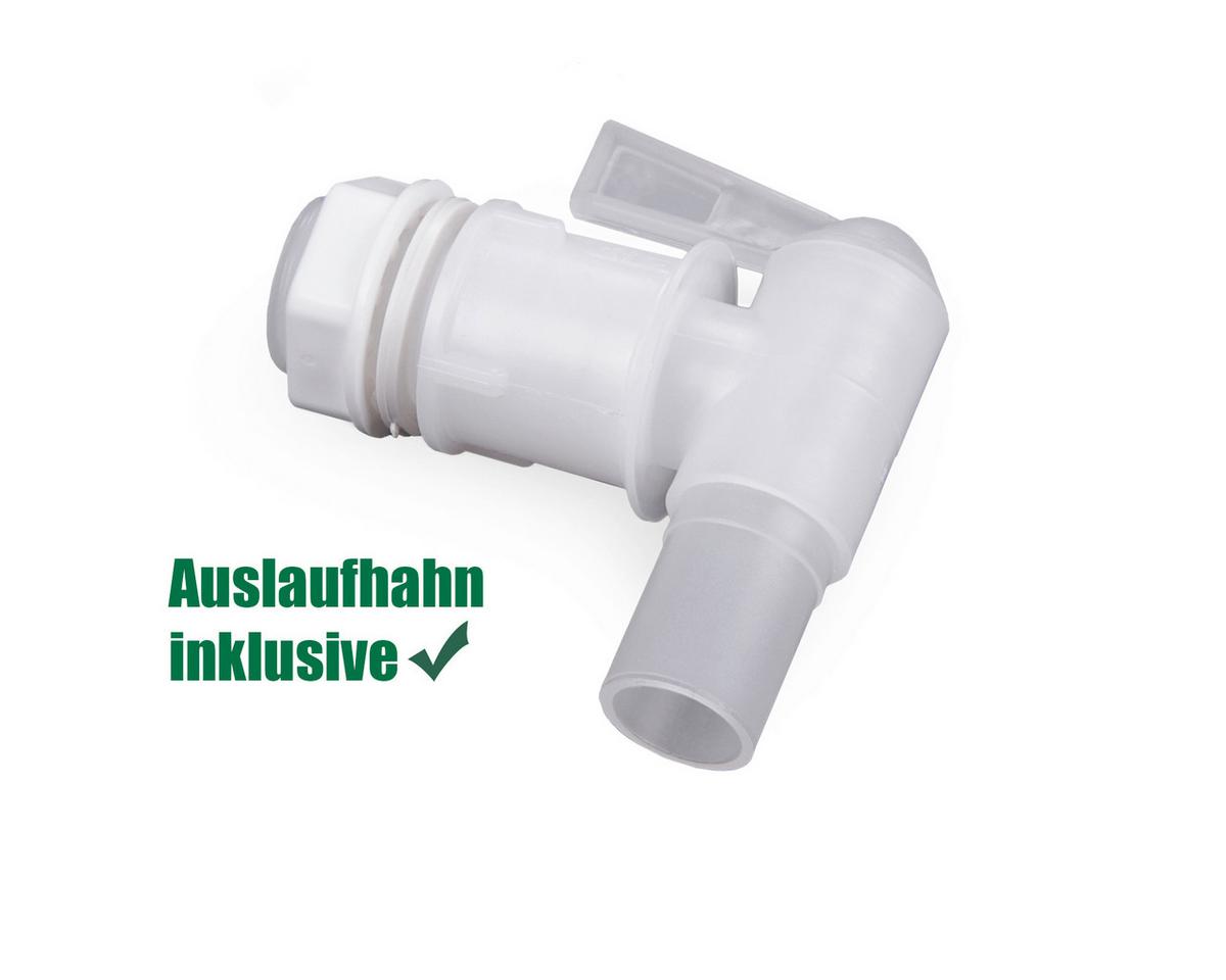 Regentonne mit Deckel Dunkelgrün 500 L - Dunkelgrün, Basics, Kunststoff (95/95/92cm)