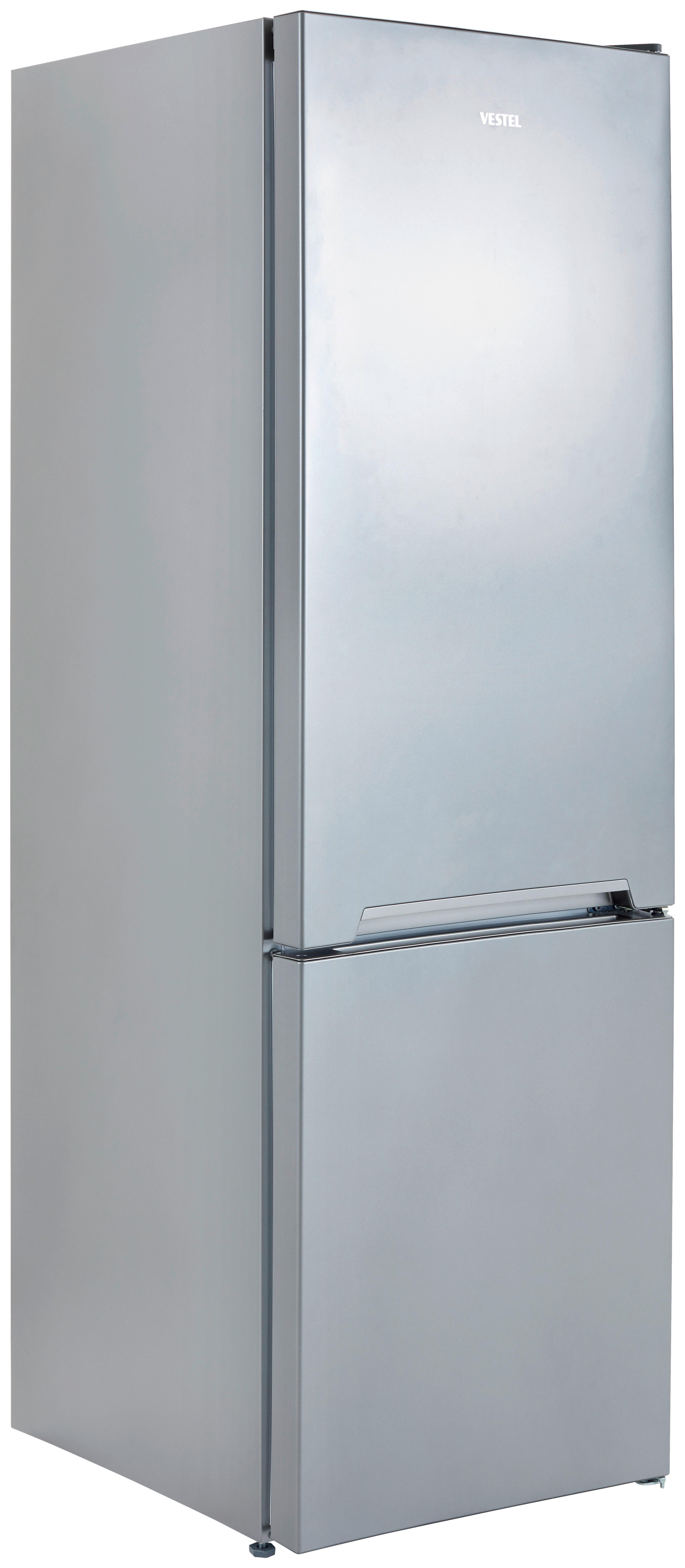 Kühl-Gefrierkombination K-K031G Silberfarben 184 L/84 L - Silberfarben, Basics (54/170/59,5cm) - Vestel