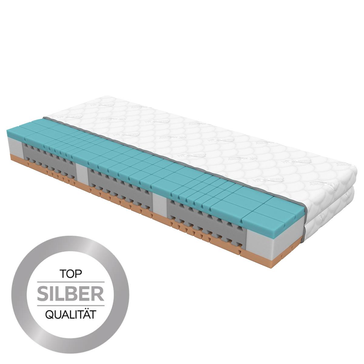 Komfortschaummatratze Casa 120x200 cm H2+H3 H: 24 cm - Weiß, Textil (120/200cm) - Primatex Deluxe