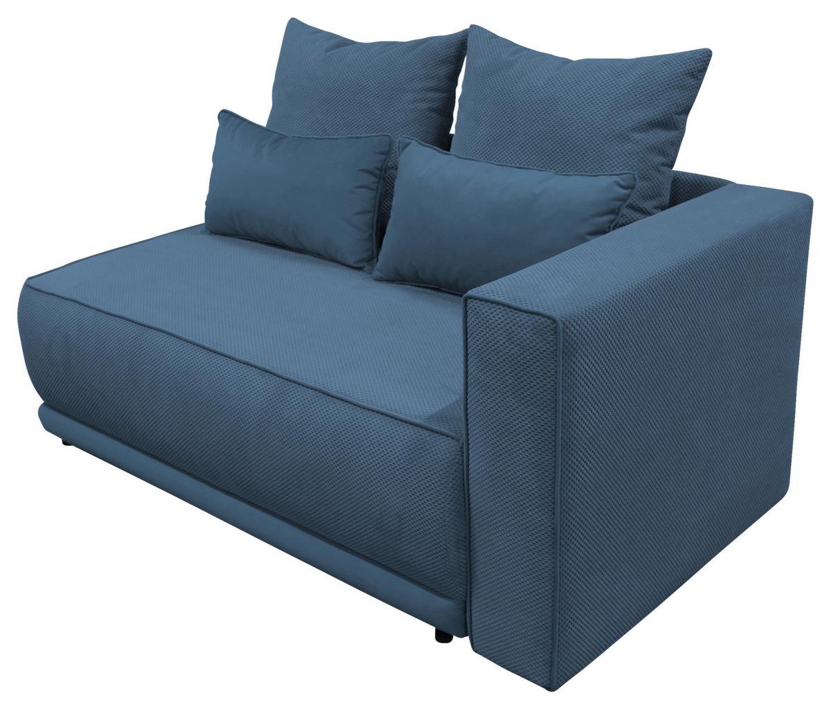 Récamiere Iga Re Blau B: 168 Cm - Blau/Rosa, Design, Textil (168/73/99cm) - MID.YOU