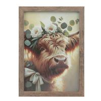 Képkeret Carla - diófa színű, Basics, Üveg/fa (23,6/32,7/2cm) - Luca Bessoni