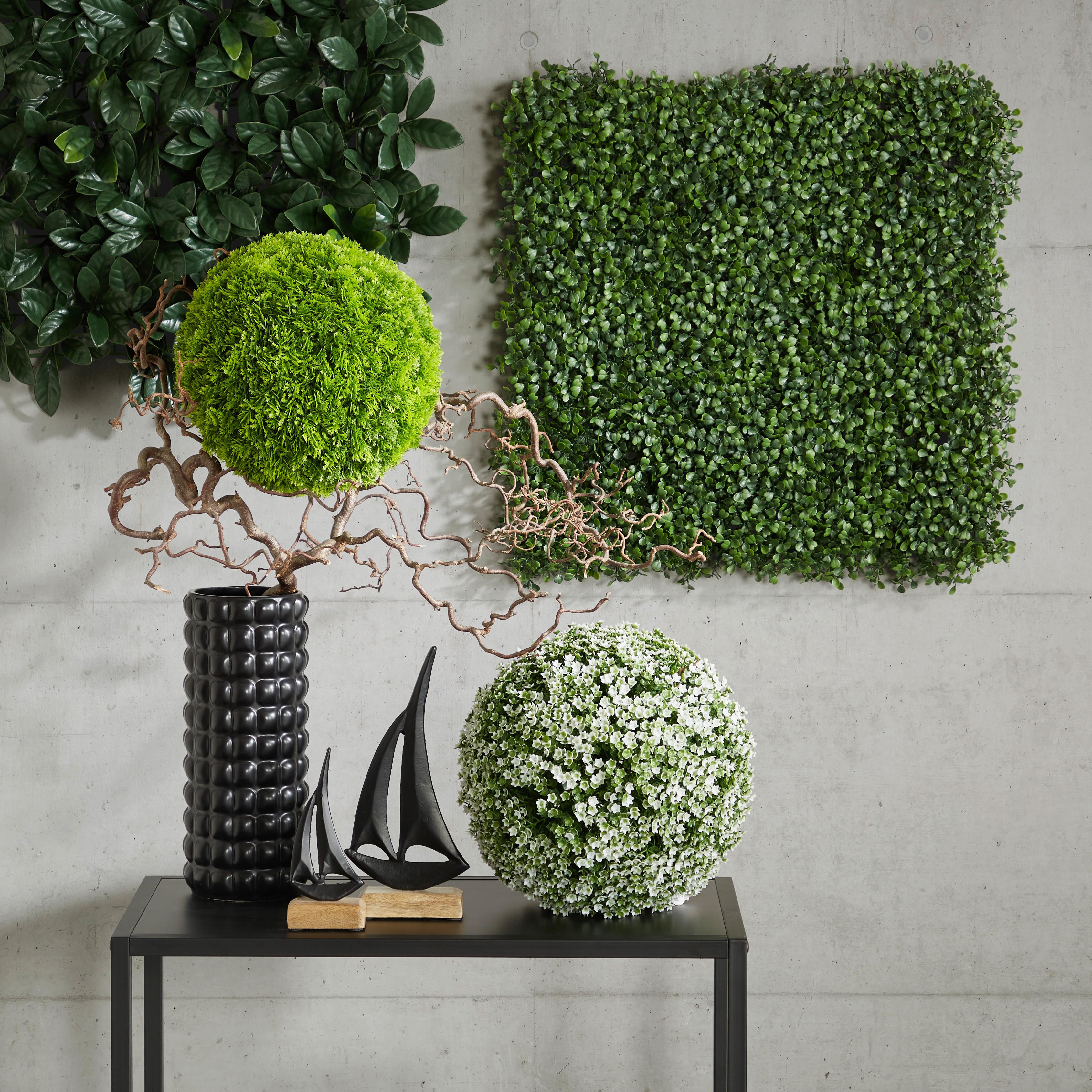 Kunstpflanze Dekogras Grün BxL: 50x50 cm Rory - Grün, MODERN, Kunststoff (50/50cm) - Luca Bessoni