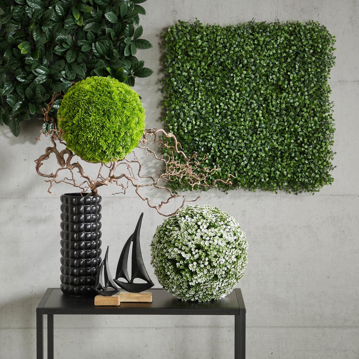 Kunstpflanze Dekogras Grün BxL: 50x50 cm Rory - Grün, MODERN, Kunststoff (50/50cm) - Luca Bessoni