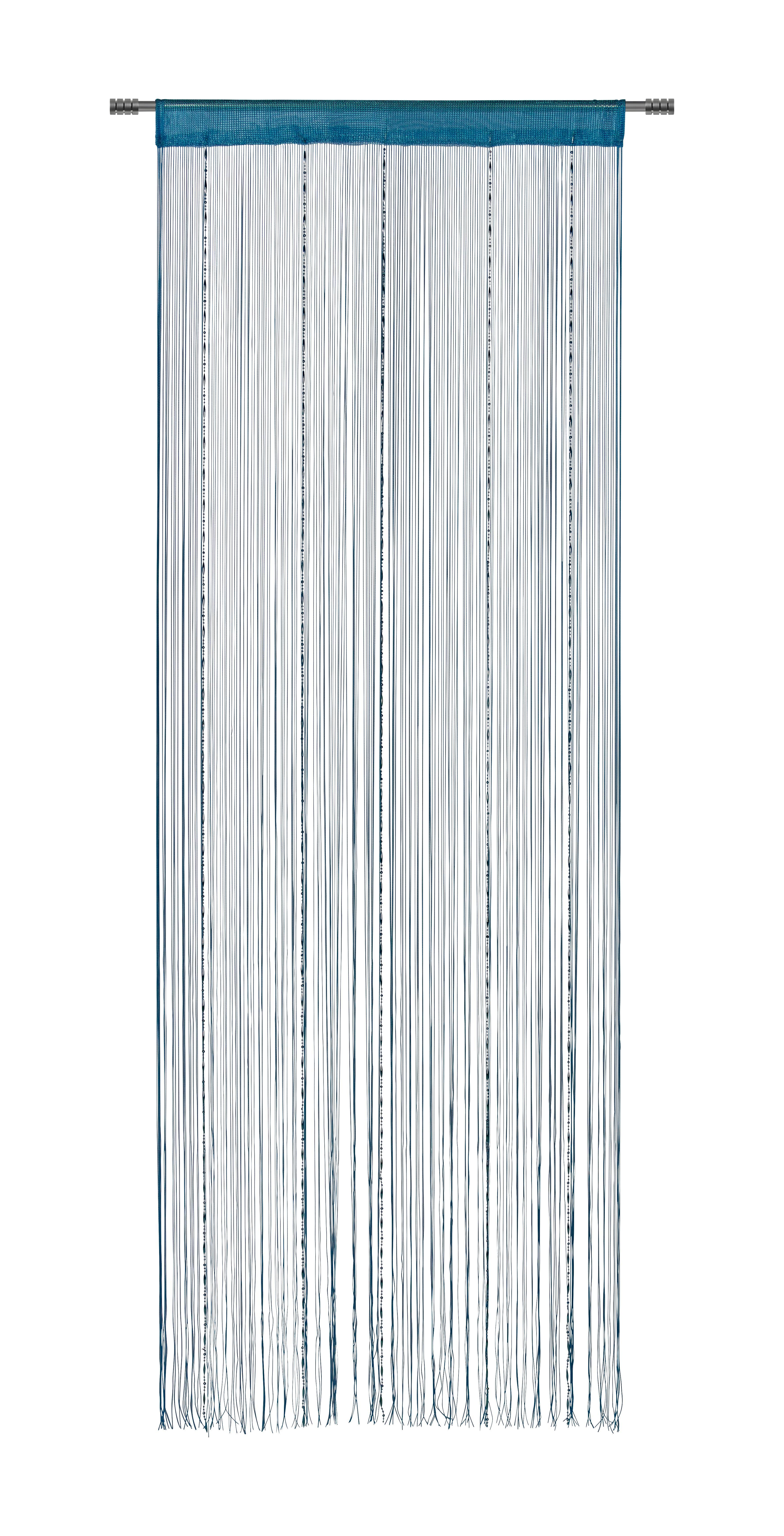 Fadenstore Emilia - Türkis, MODERN, Textil (90/245cm) - Luca Bessoni