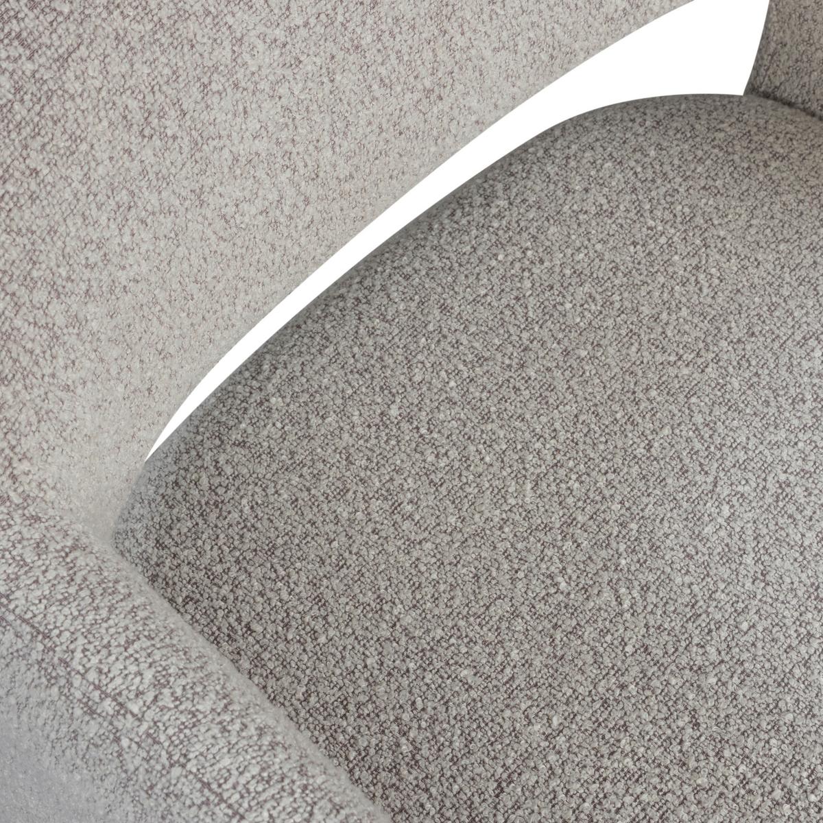 Armlehnstuhl Lyric Greige B: 59cm - Greige, MODERN, Kunststoff/Textil (59/79/58cm) - Livetastic