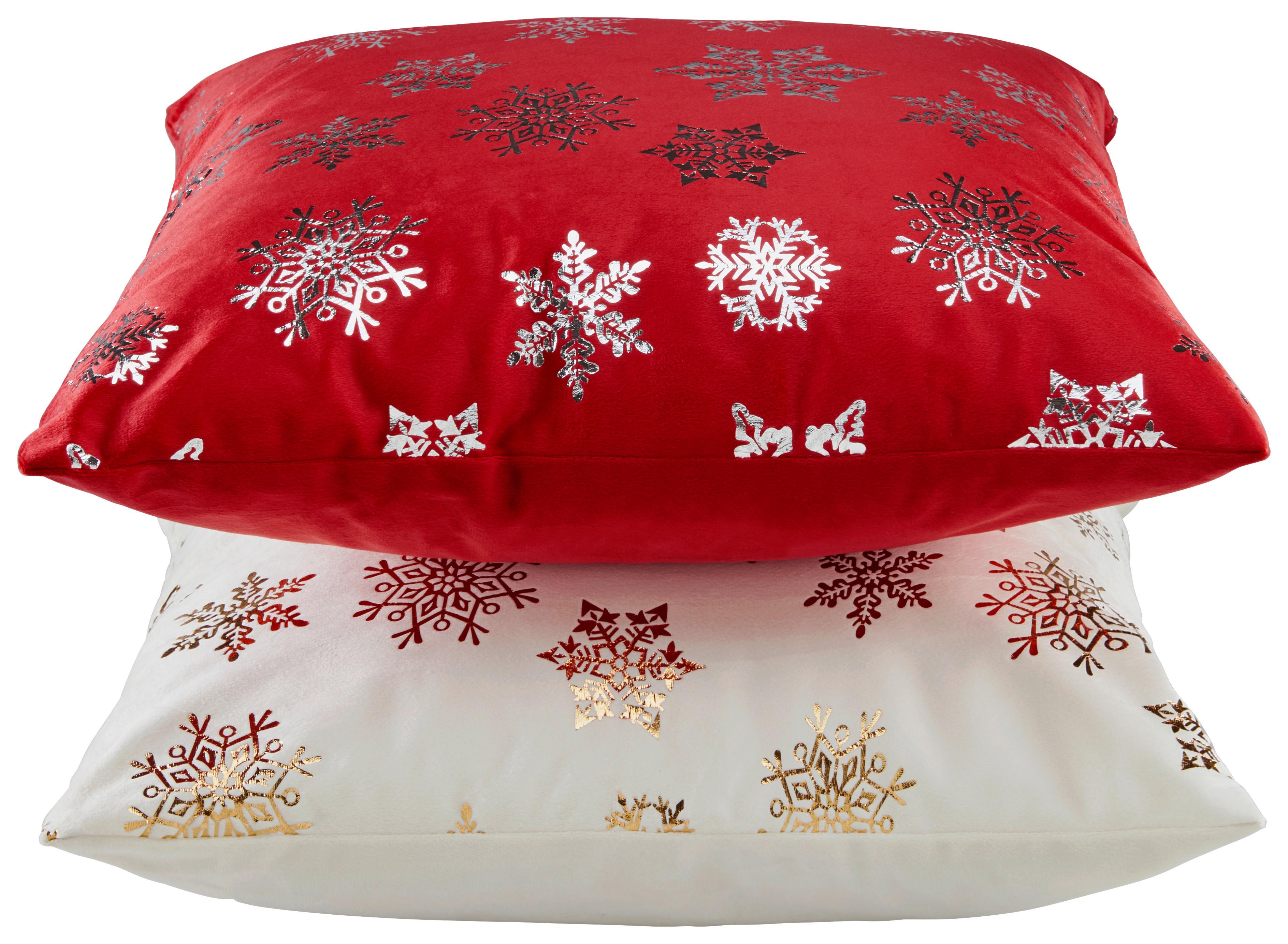 Zierkissen Gabriela - Rot, KONVENTIONELL, Textil (45/45cm) - Ondega