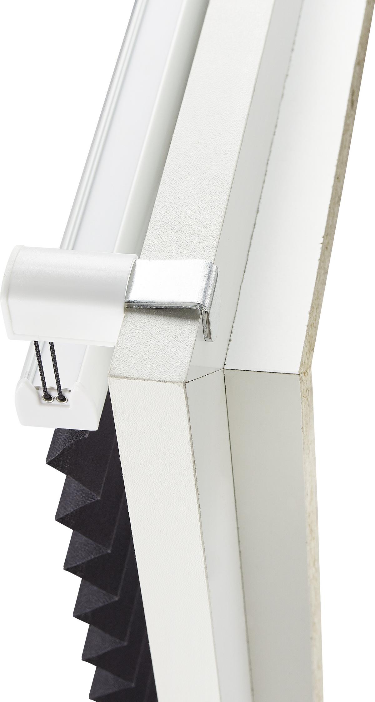 Plissee Free Grau B: 80 cm - Grau, KONVENTIONELL, Textil (80/130cm) - Homeware