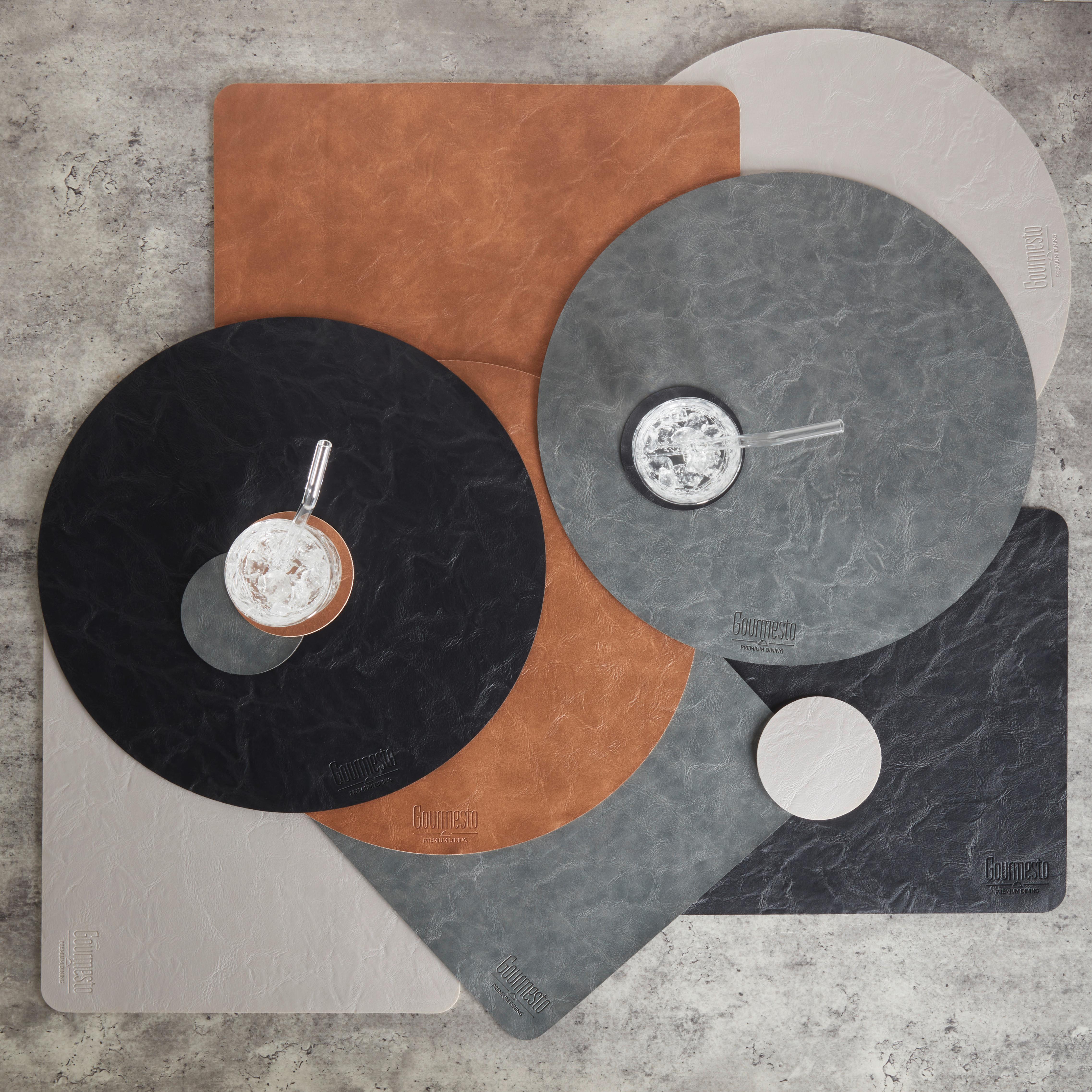 Prostíraní LEVI - černá, Moderní, plast (40cm) - Gourmesto