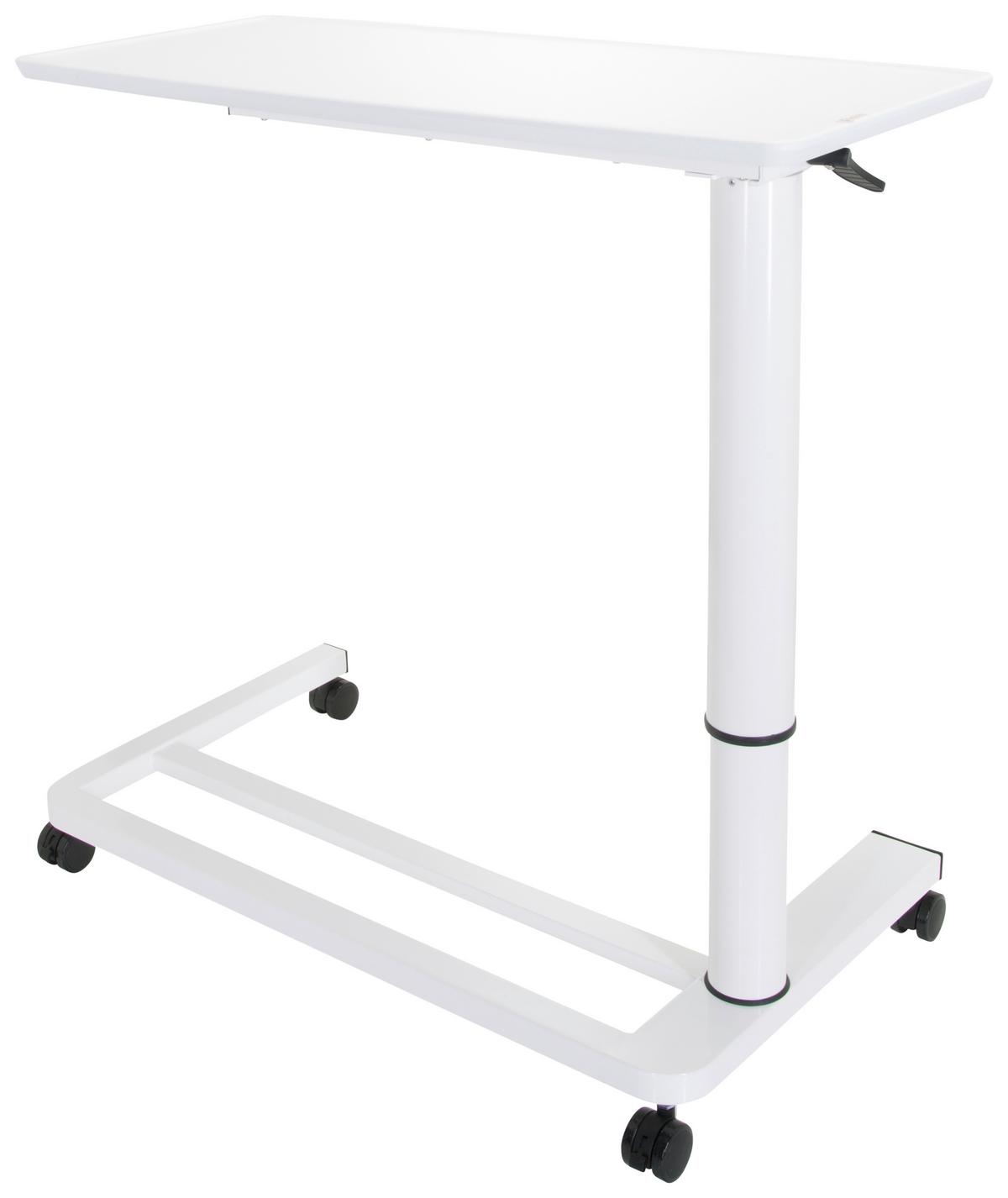 Beistelltisch Stand Ii Höhenverstellbar  Weiß - Weiß, Basics, Holzwerkstoff/Kunststoff (90/42/67cm) - MID.YOU