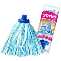 Pótfelmosófej York - sárga/rózsaszín, műanyag/textil (16/37/8cm)