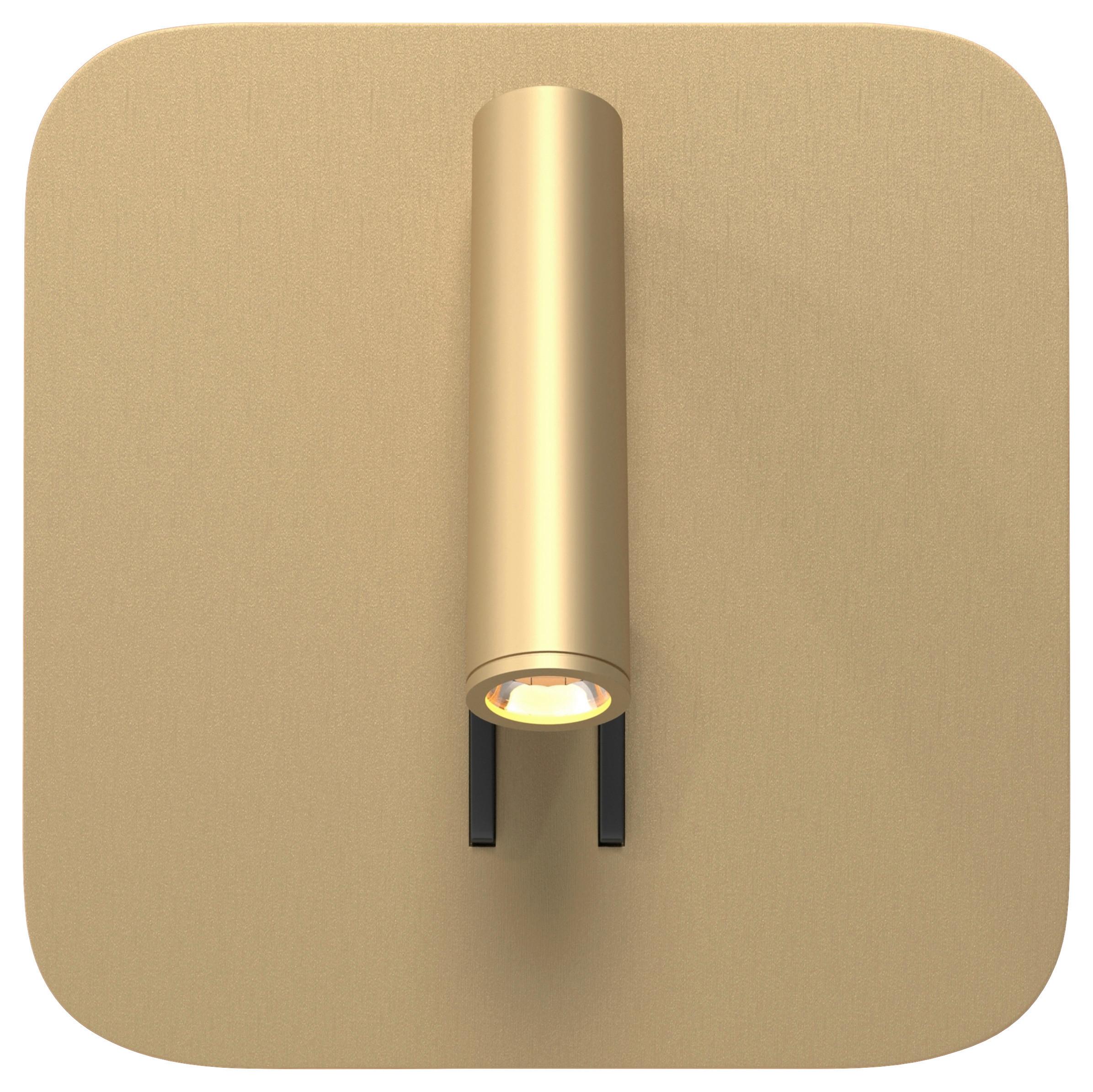 WANDLEUCHTE IOS 176 - Goldfarben, Basics, Kunststoff/Metall (6,5/13/13cm) - MAYTONI
