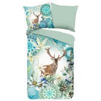 Wendebettwäsche Xela Multicolor 135x200 cm - Multicolor, Natur, Textil (135/200cm)