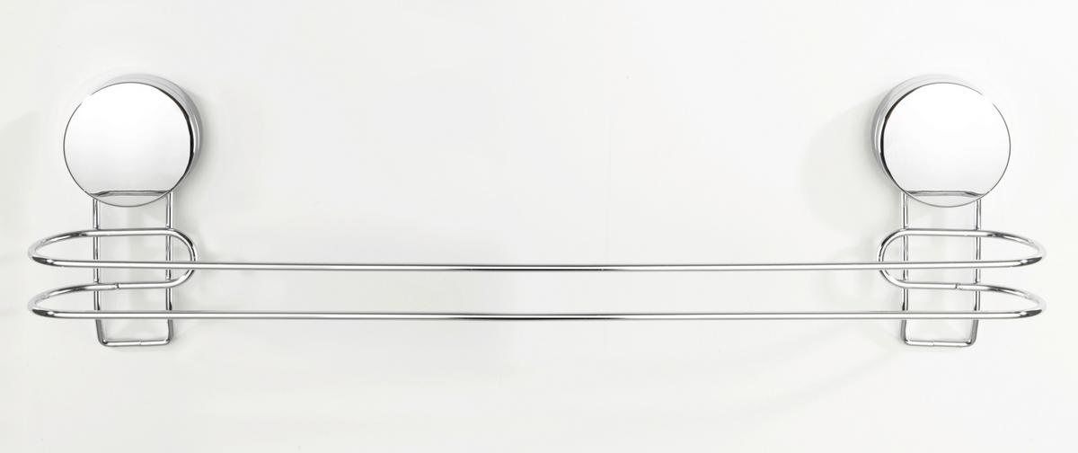 Handtuchstange Static Loc Osimo 24858100 - Chromfarben, MODERN, Metall (45/13/6cm) - Wenko