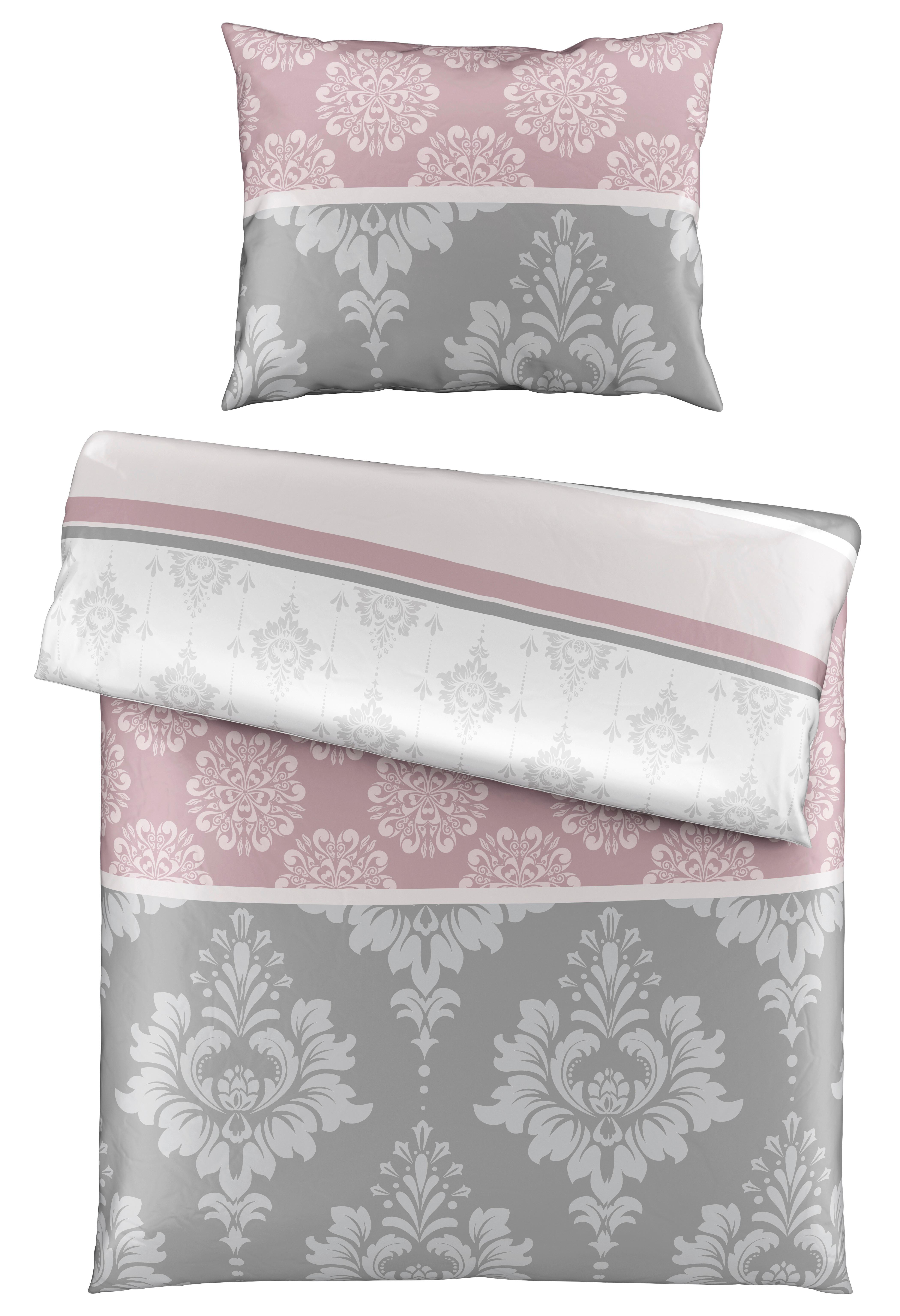 POSTEĽNÁ BIELIZEŇ YVONNE - ružová, Konventionell, textil (140/200cm) - Modern Living