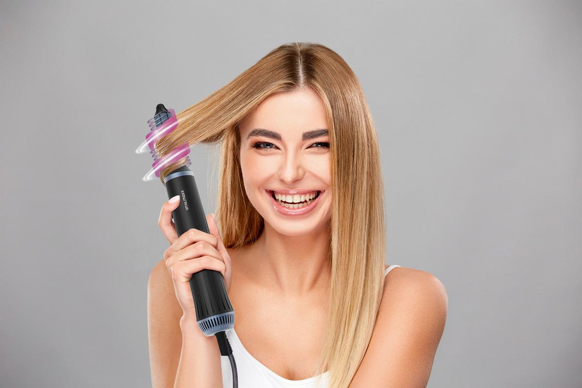 Haarstylingset 12750 - Schwarz/Grau, Basics, Kunststoff (27,5cm)