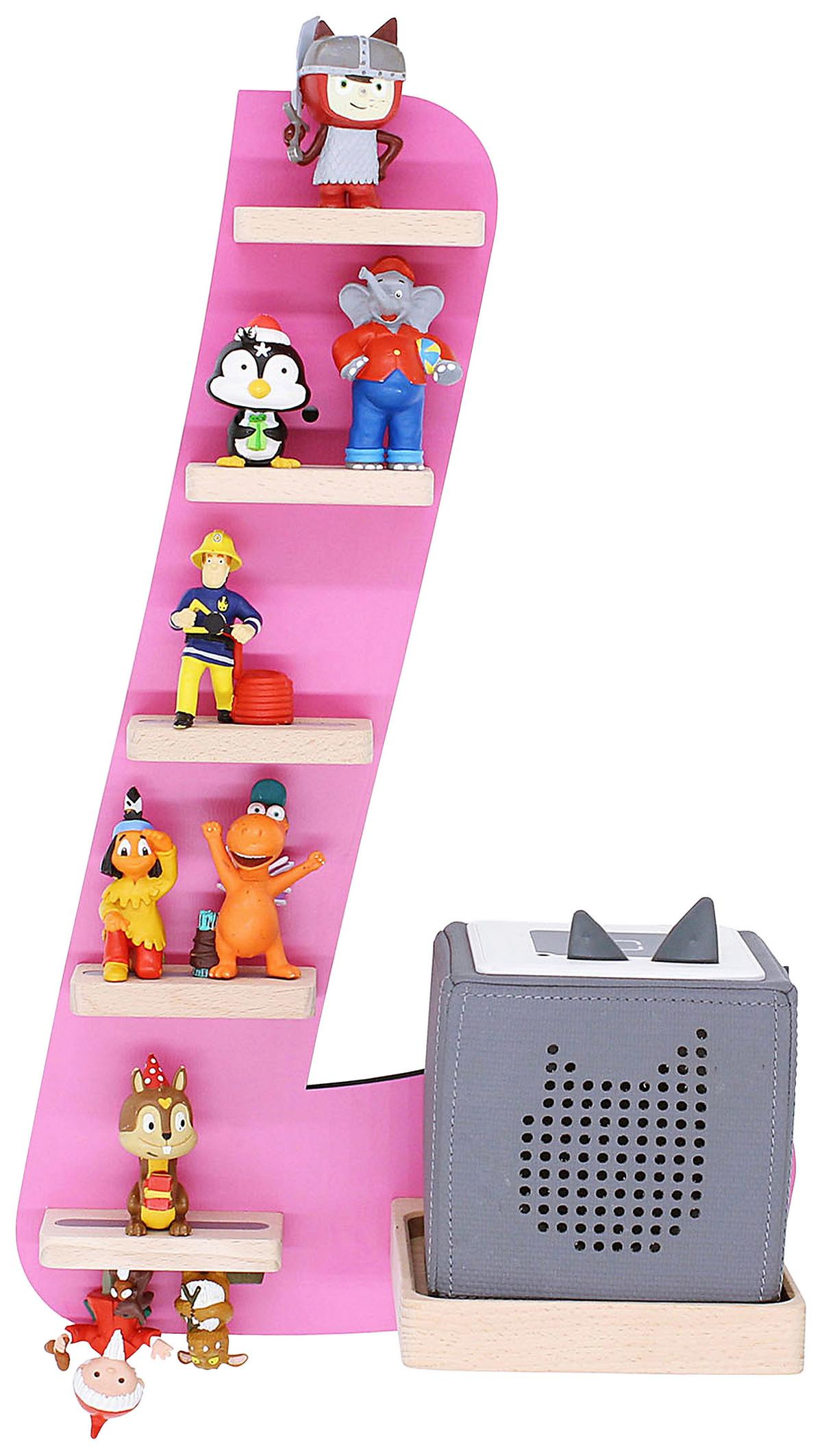 Kinderregal Boarti Pink B: 32 Cm - Pink, MODERN, Holzwerkstoff (32/47/19cm) - MID.YOU