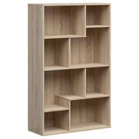 Regal Tetrix Bookshelf - Sonoma Eiche, Design, Holzwerkstoff (87,5/140/33,5cm)