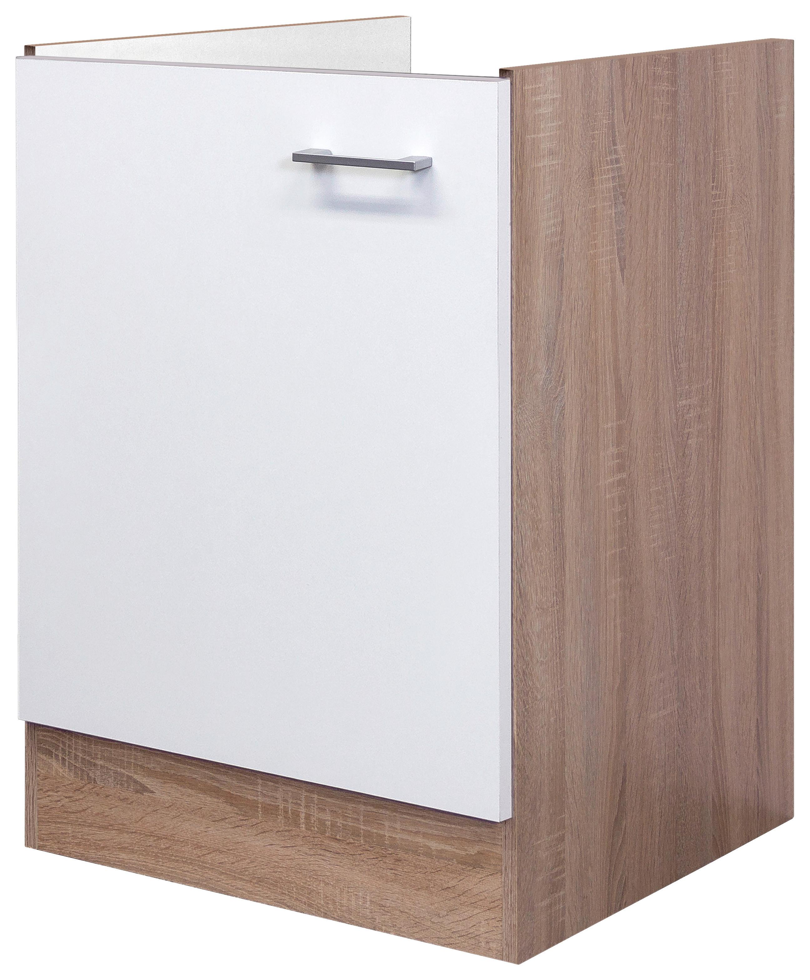 SKRINKA POD DREZ SAMOA  SPU 50-1 - biela/dub sonoma, Konventionell, kompozitné drevo/plast (50/82/57cm)