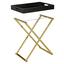 Beistelltisch mit Abnehmbarer Tischplatte Nina, Schwarz/Gold - Goldfarben/Schwarz, Design, Holzwerkstoff/Metall (48/61/34cm) - Livetastic Beistelltisch mit Abnehmbarer Tischplatte Nina, Schwarz/Gold - Goldfarben/Schwarz, Design, Holzwerkstoff/Metall (48/61/34cm) - Livetastic