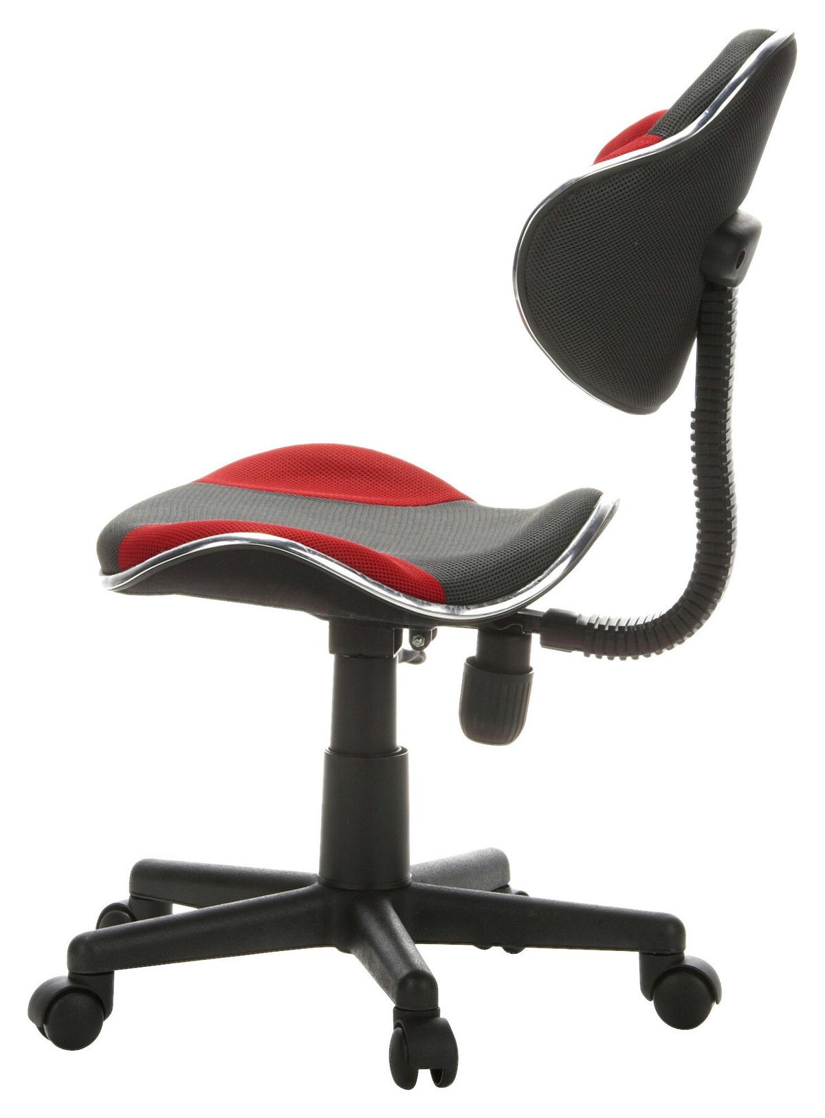 Jugenddrehstuhl Kiddy Gti 2 Rot/grau - Rot/Grau, Basics, Kunststoff (45/86-101/42cm) - MID.YOU