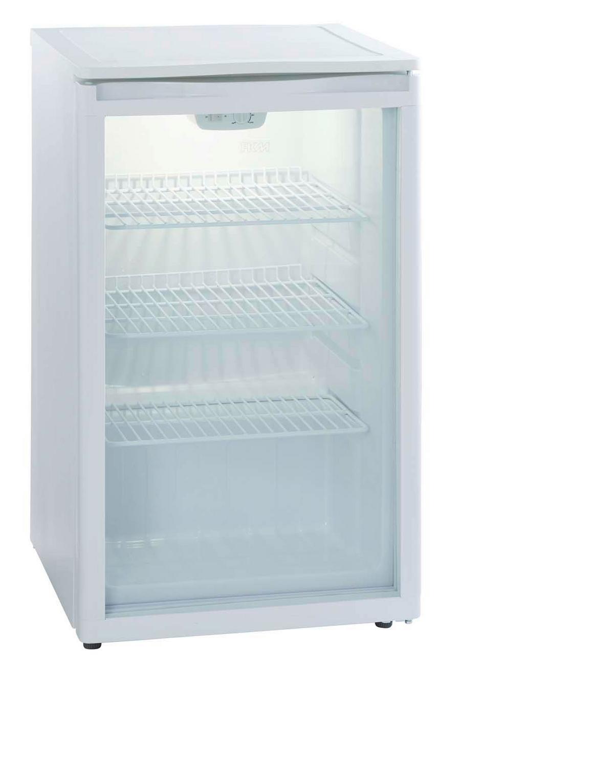 Kühlschrank Gks102 Weiß 102 L Freistehend - Weiß, Trend, Glas/Kunststoff (50,5/85,5/54,5cm) - PKM