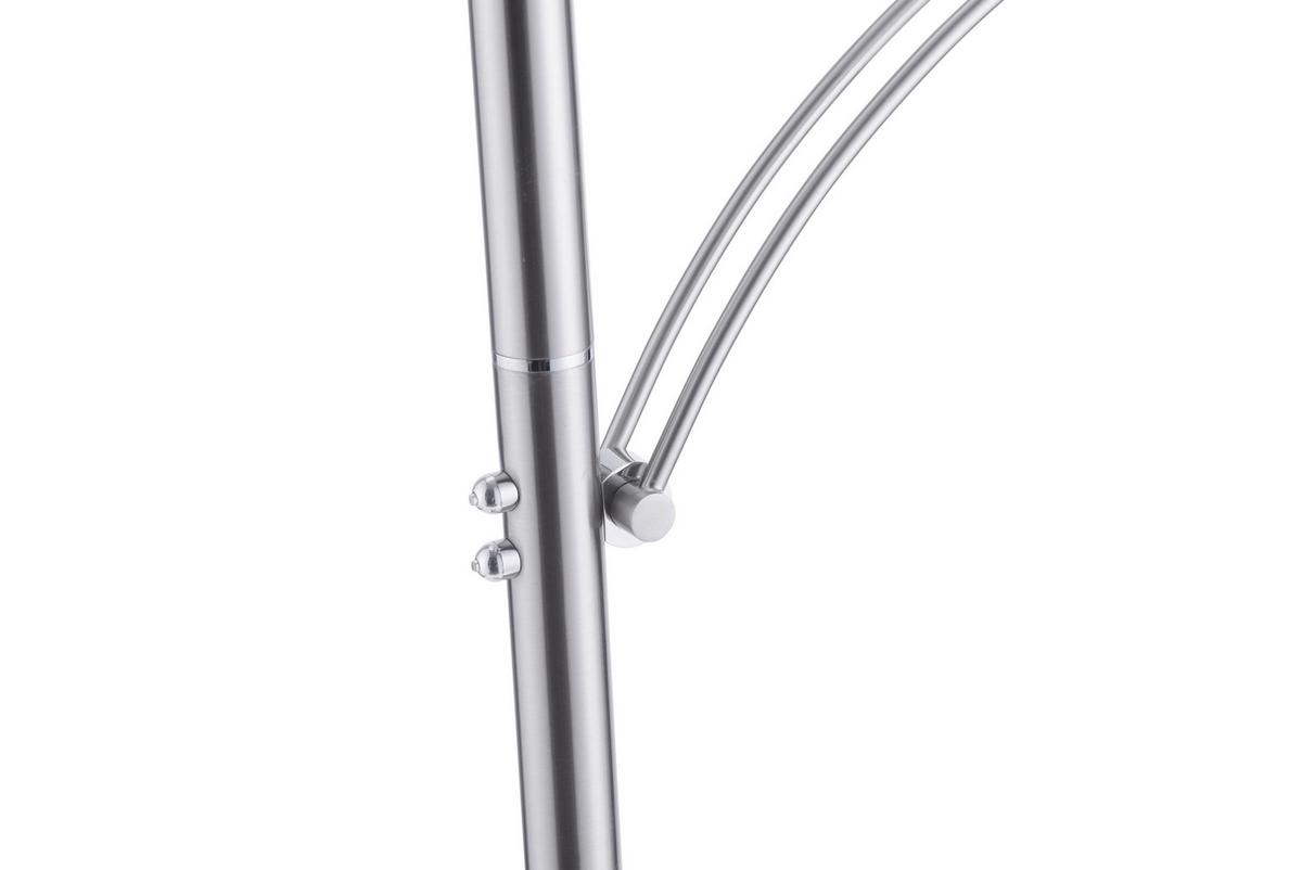 Led-deckenfluter 673-55 Artur - Silberfarben, Basics, Metall (68/45,5/200,3cm) - Paul Neuhaus