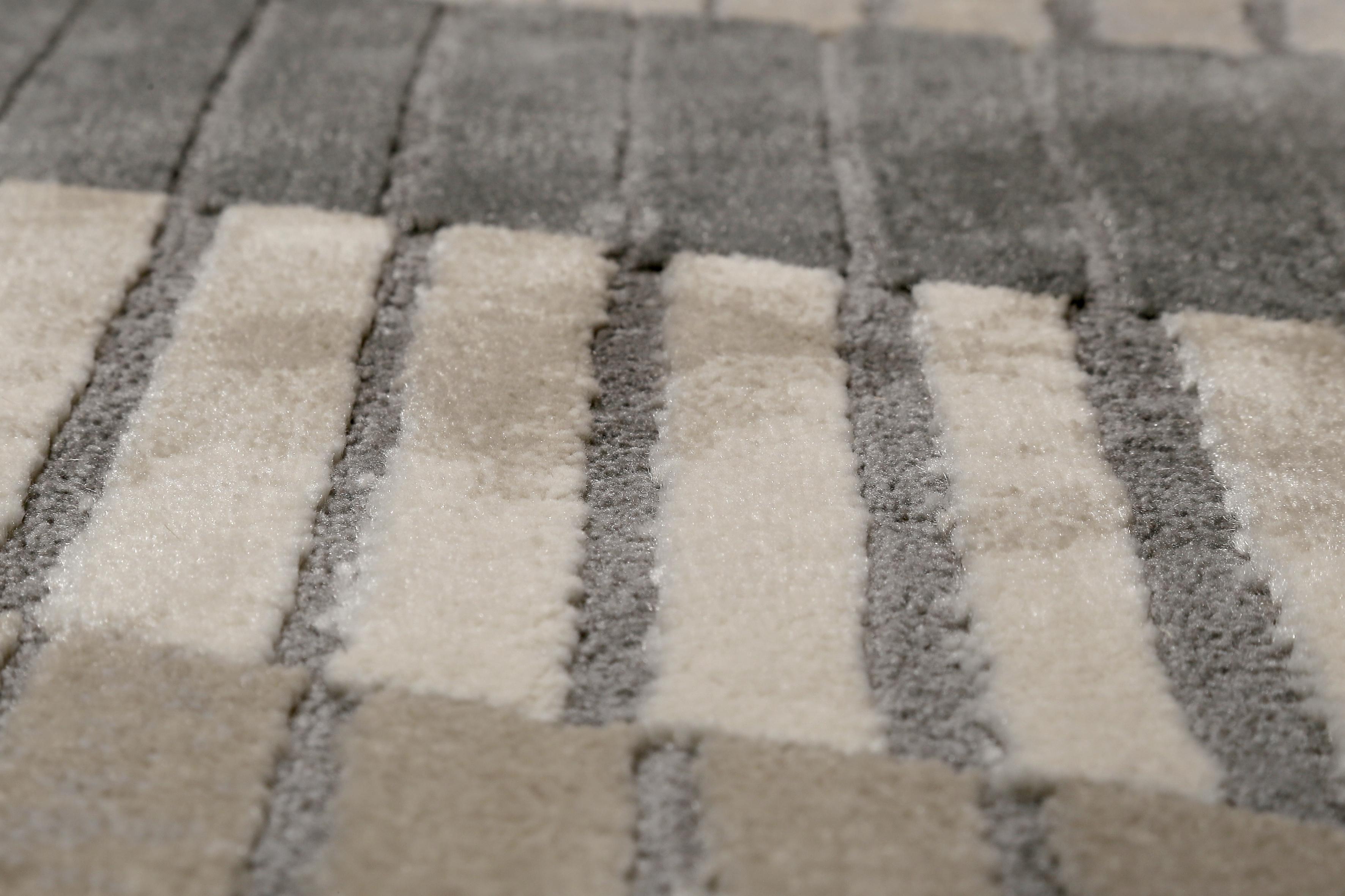 Webteppich Grau/Sand/Beige Tamo 133x200 cm - Sandfarben/Beige, Design, Textil (133cm) - Esprit