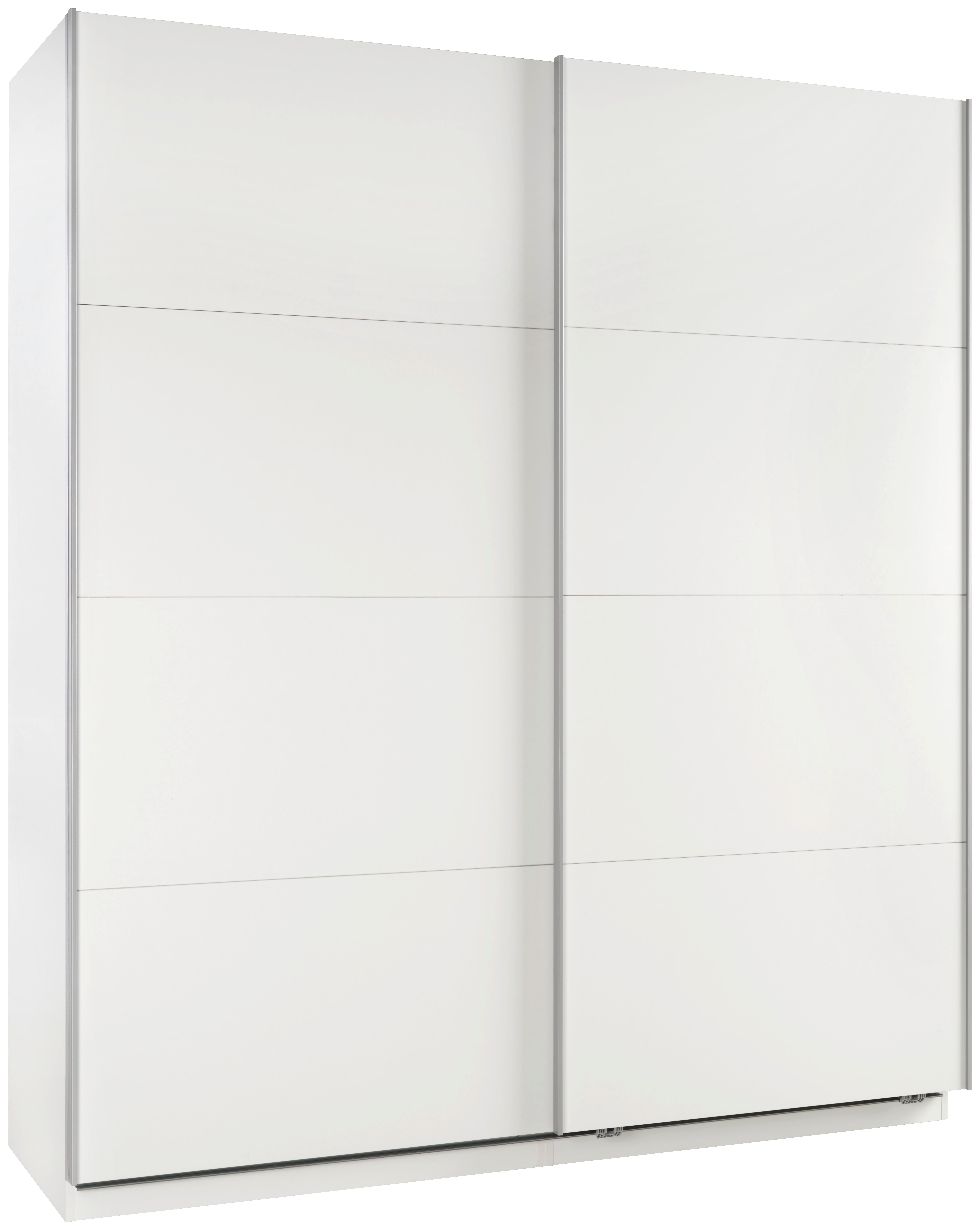 Schwebetürenschrank B: 182cm Ondega Weiß - Weiß, KONVENTIONELL, Holzwerkstoff (182/210/61cm) - Ondega