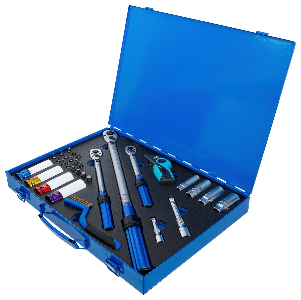 Drehmomentschlüsselset Schlüssel-Satz - Blau, Basics (46,5/34/5,3cm)