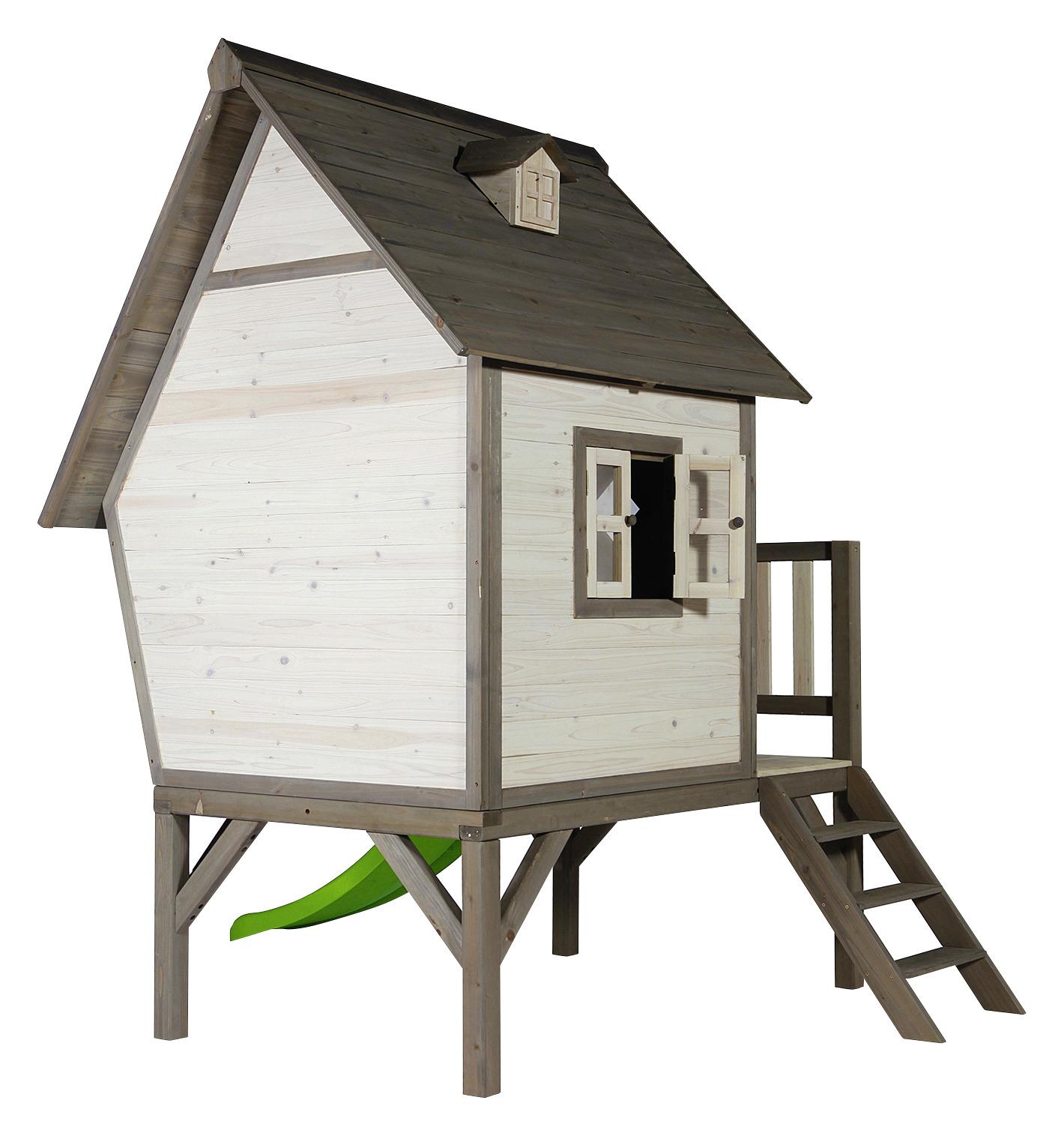 Domek Na Hraní Plaxhouse Cabin Xl - tmavě hnědá/hnědá, Konvenční, dřevo (260/215/167cm)