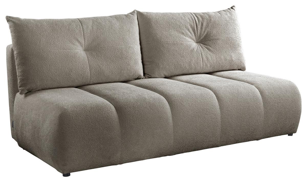 Schlafsofa Milo, Hellgrau B: 209 Cm - Creme/Hellgrau, Design, Holz/Holzwerkstoff (209/100/103cm) - MID.YOU