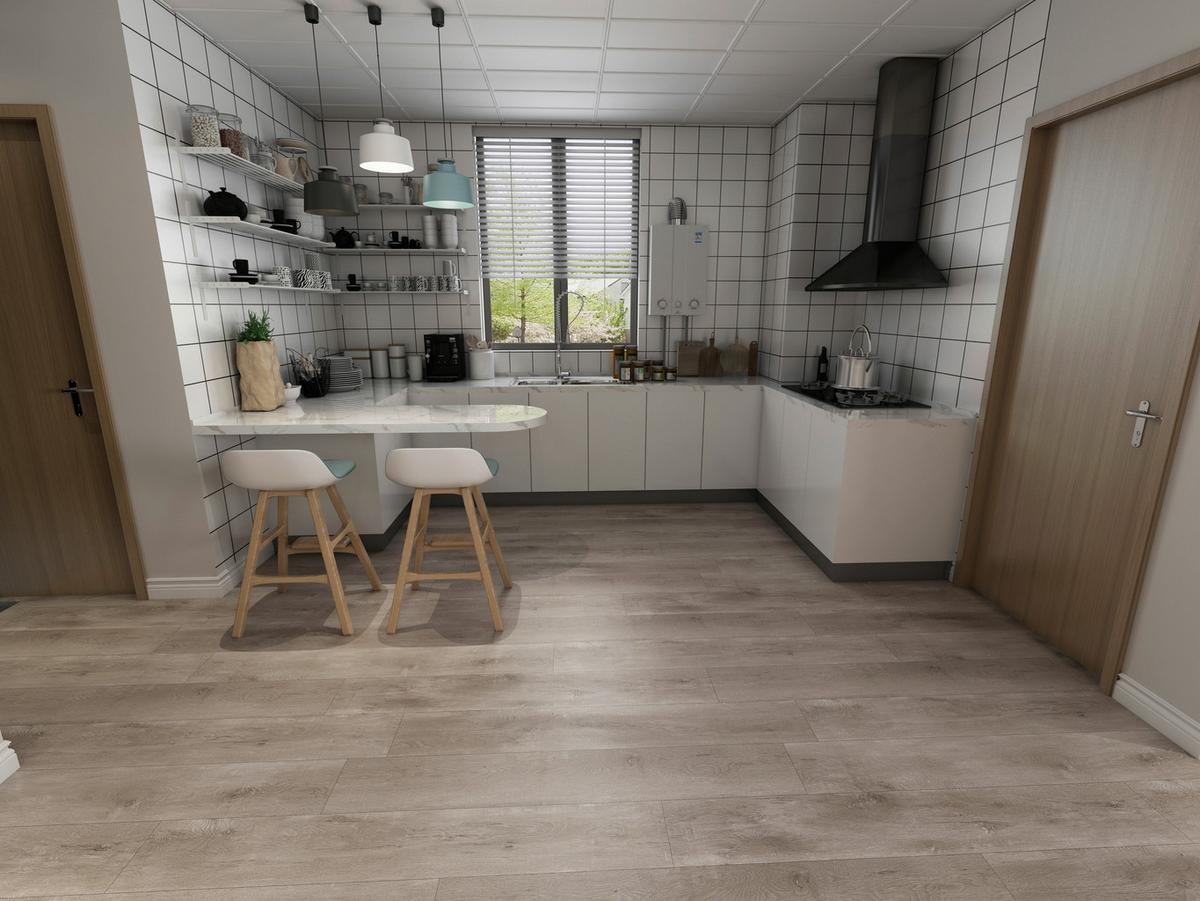 Vinylboden Eichefarbe Landhausdiele - Eichefarben, Basics, Kunststoff (18,2/122/0,35cm)