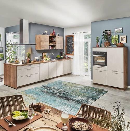 Einbauküche Riga/singapur Frei Planbar Klassisch - MODERN, Holzwerkstoff - Vertico