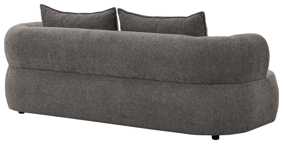3-sitzer-sofa Ferro Anthrazit B: 200 Cm - Anthrazit/Schwarz, Design, Textil (200/76/96cm) - Livetastic