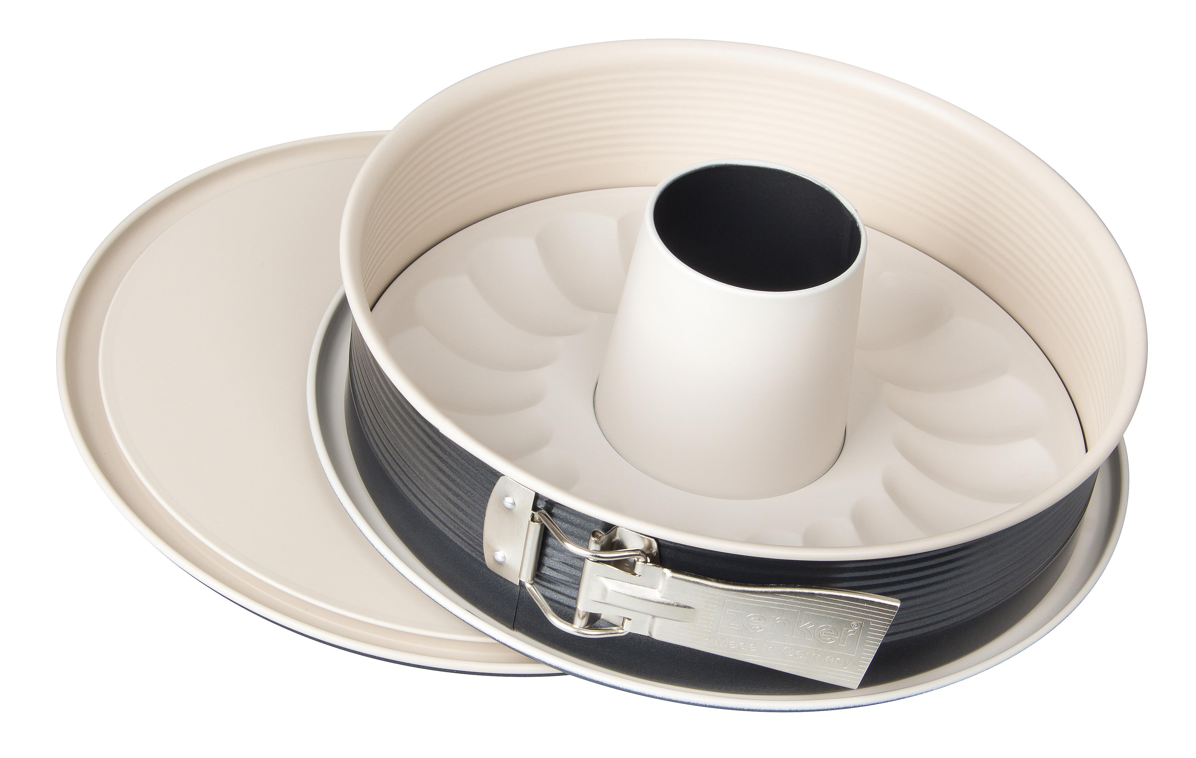 Springform Creme Noir Rund D/H: ca. 28/7 cm Stahl - Anthrazit/Creme, Metall (28/7cm) - Zenker
