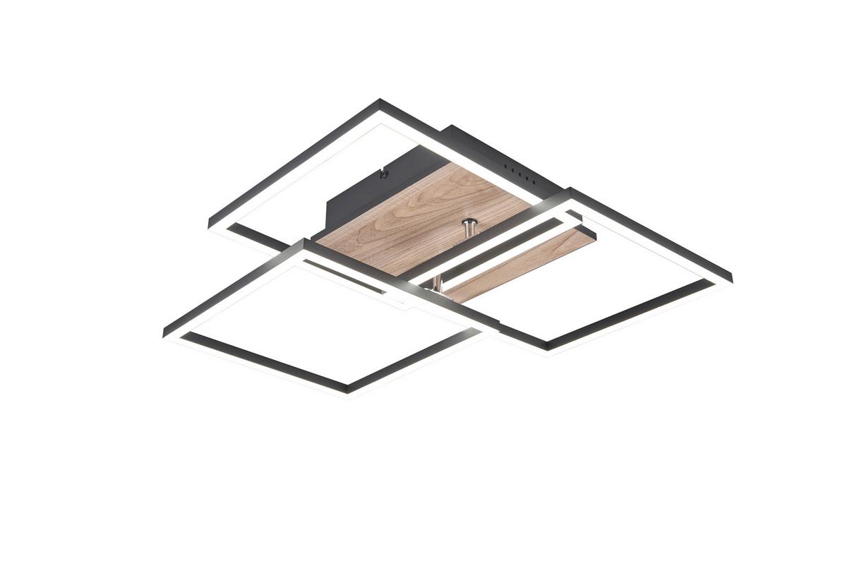 LED-Deckenleuchte R62883135 mobile - Braun, Design, Kunststoff (39/42/10cm)