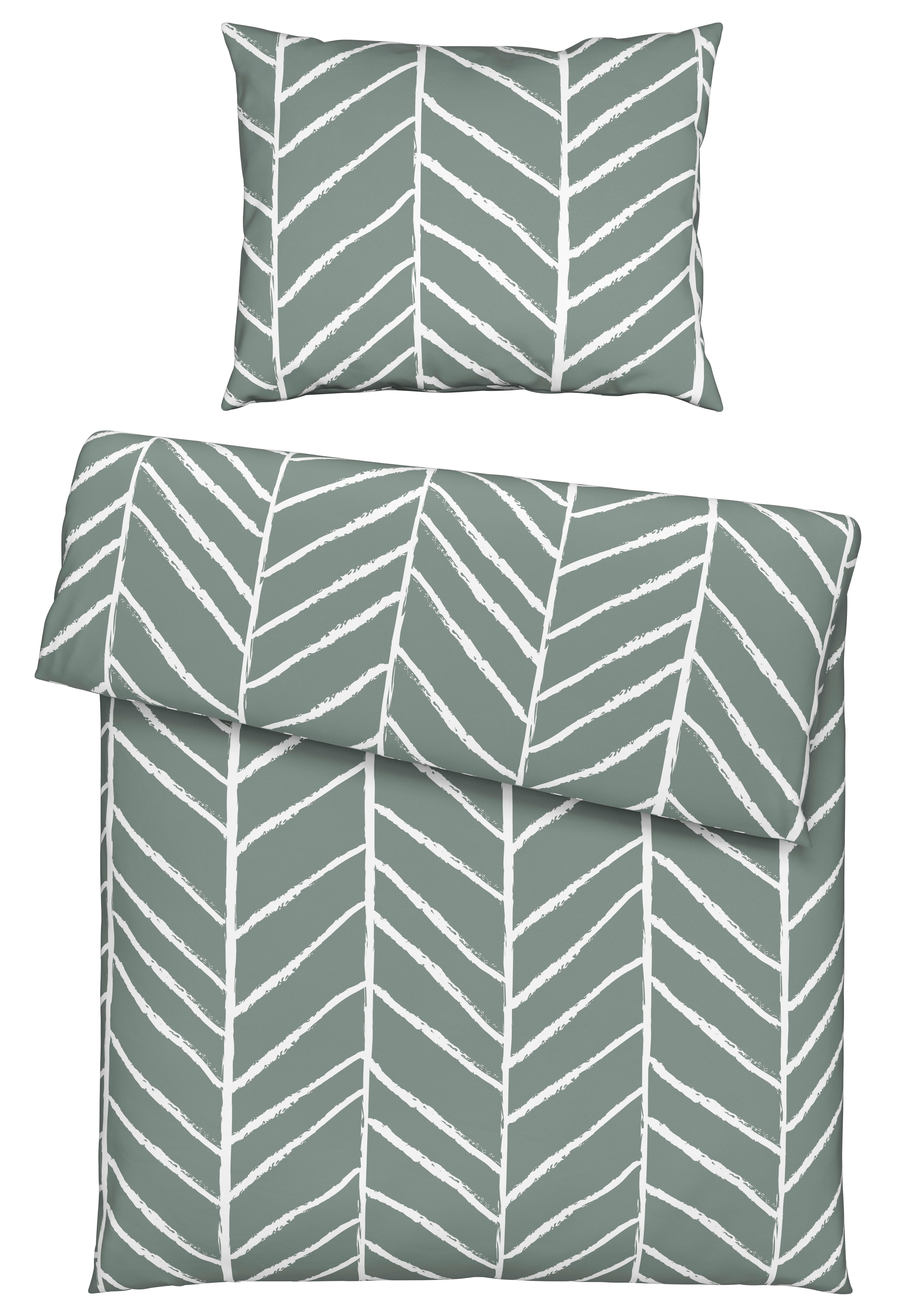 POVLEČENÍ Marble, 140/200cm, jadeitová - jadeitově zelená, Konvenční, textil (140/200cm) - Modern Living