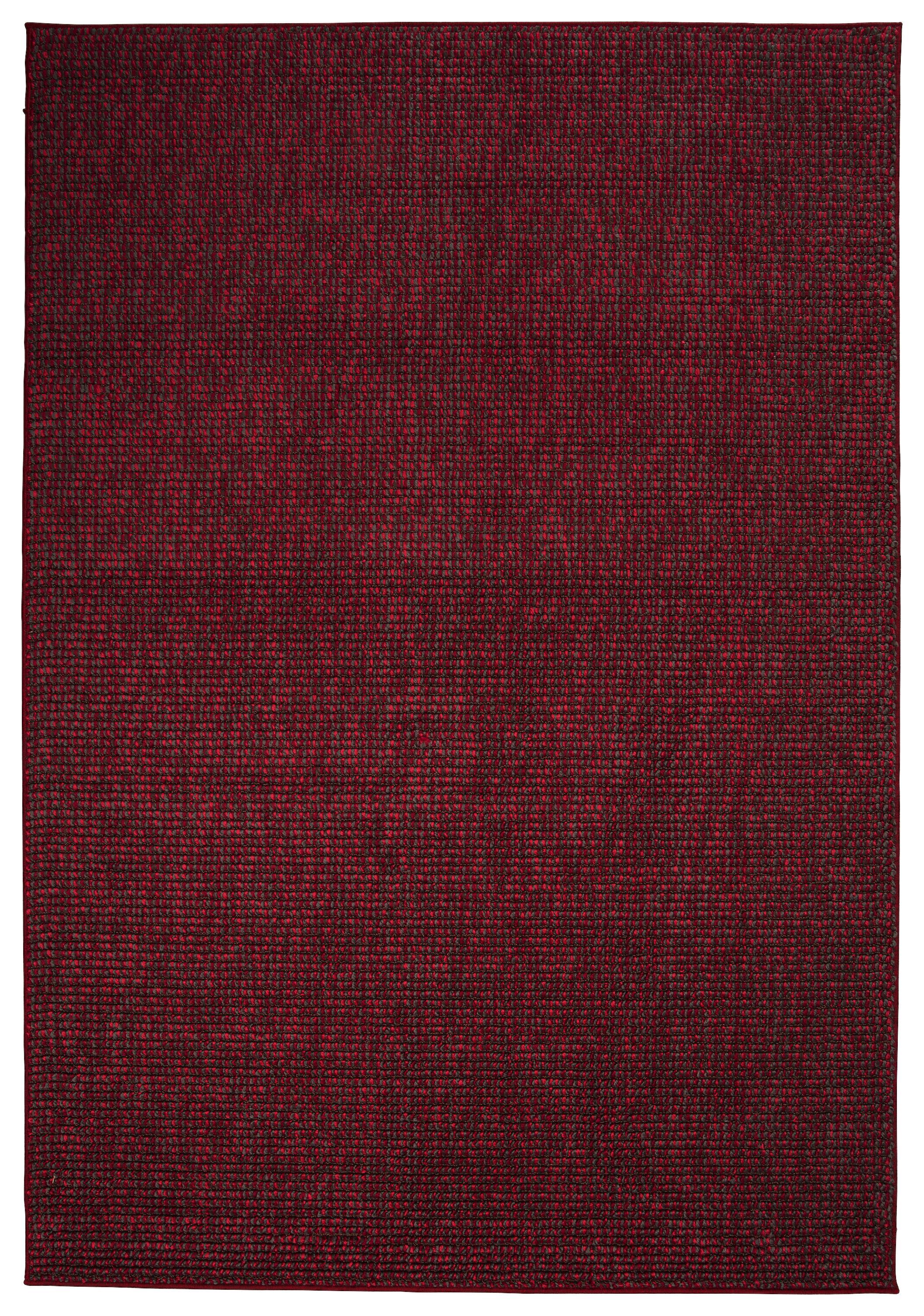 Flachwebeteppich Loop 120/170 - Rot, MODERN, Textil (120/170cm)