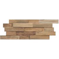 Wandverkleidung Fsc Teak Recl. Natur - Braun, Basics, Holz (50/20/2cm)
