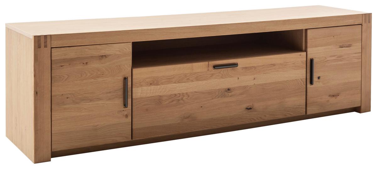 Lowboard Prag - Eichefarben, Design, Holz/Holzwerkstoff (201/58/50cm) - Livetastic