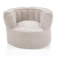 Sitzsack Snuggle Beige B: 95cm - Beige, Basics, Textil (95/65/95cm) - MID.YOU