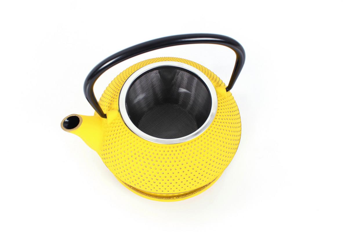 ČAJOVÁ SADA EW-GE-1606G - žlutá, Basics, kov (800ml) - Echtwerk