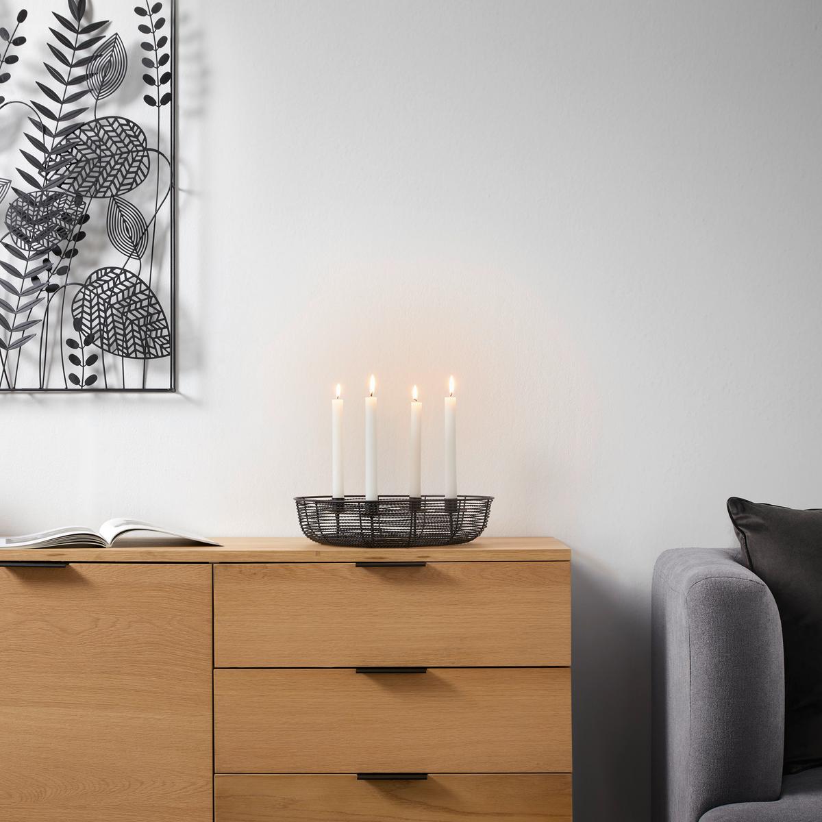 Svietnik MATILDA - Modern, kov (36/8cm)