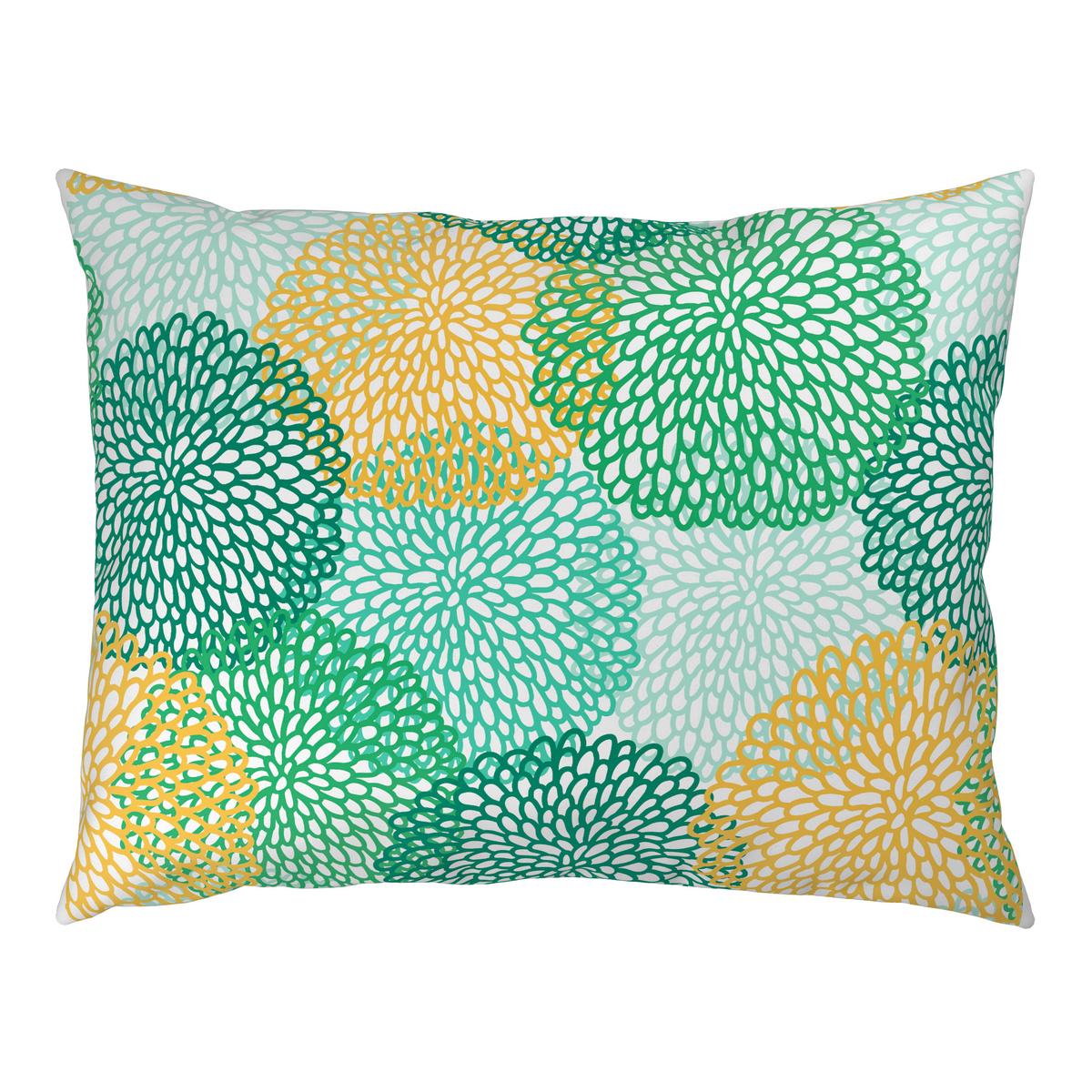 BETTWÄSCHE FLORA - Türkis/Gelb, MODERN, Textil - Luca Bessoni