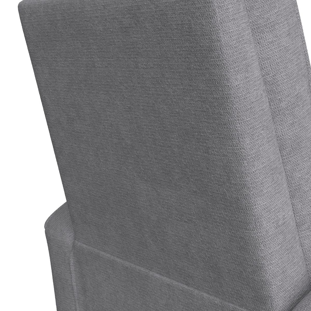Tv-fotel Leon - sötétszürke, Basics, műanyag/textil (80/102/96cm) - Best Price
